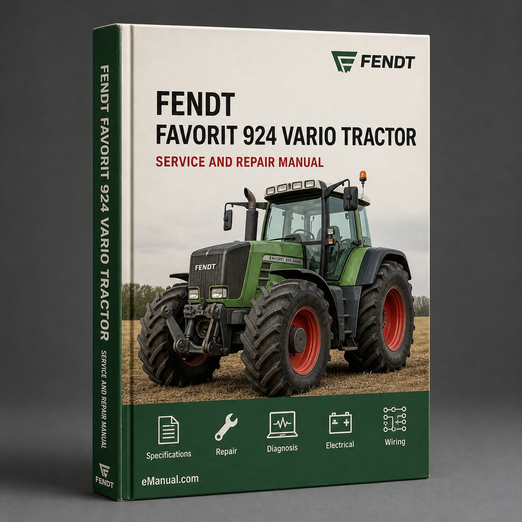 Fendt Favorit 924 Vario Tractor Workshop Service Manual