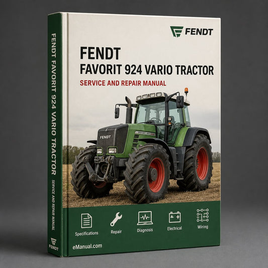Fendt Favorit 924 Vario Tractor Workshop Service Manual