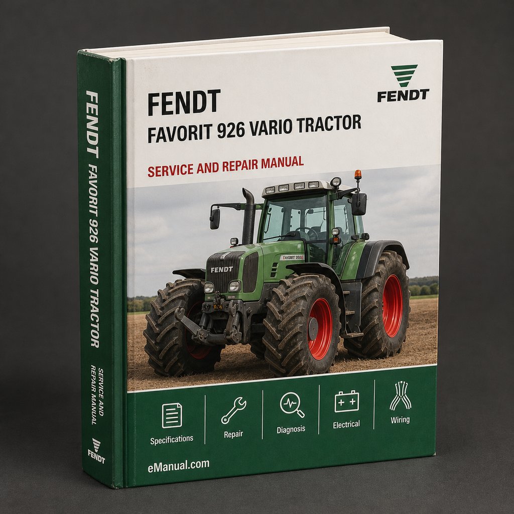 Fendt Favorit 926 Vario Tractor Workshop Service Manual