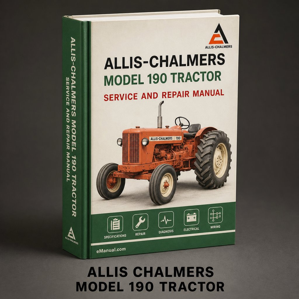 Allis Chalmers Model 190 Tractor Workshop Service Repair Manual