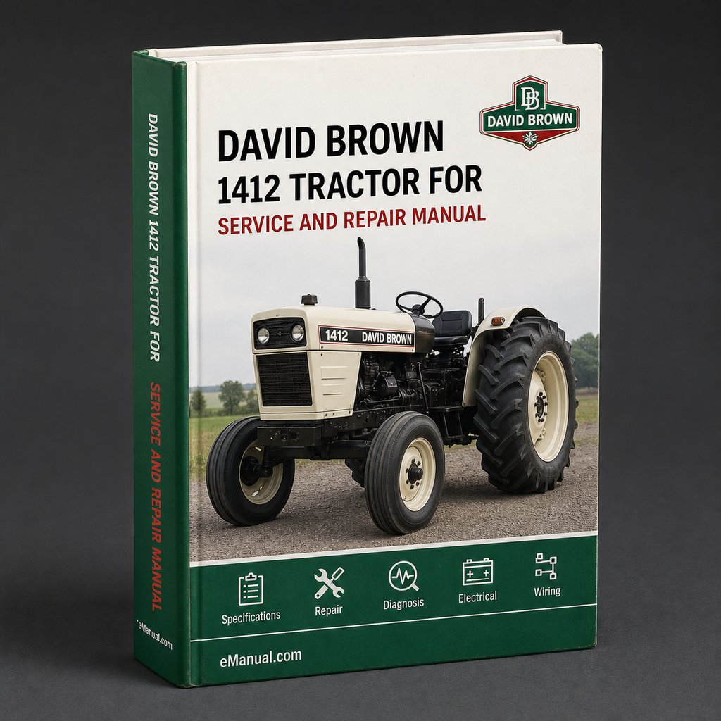 David Brown 1412 Tractor Workshop Service Manual for Repair