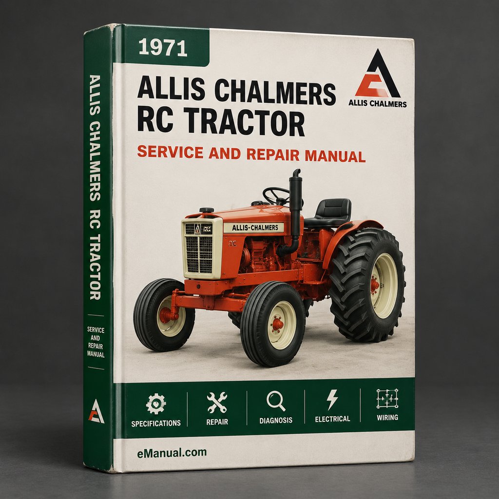 Allis Chalmers RC Tractor Service Repair Workshop Manual