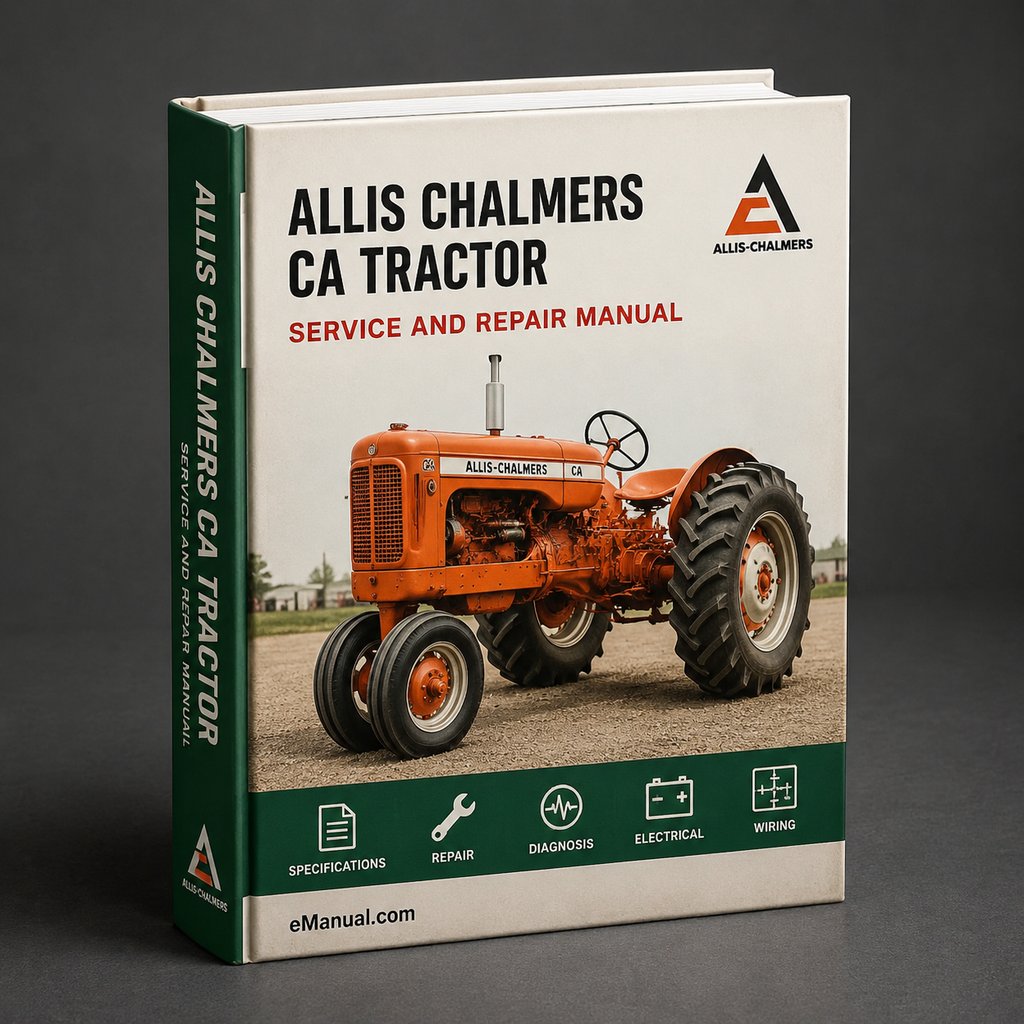 Allis Chalmers CA Tractor Service Repair Workshop Manual