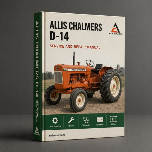 Allis Chalmers D-14 Service Repair Workshop Manual