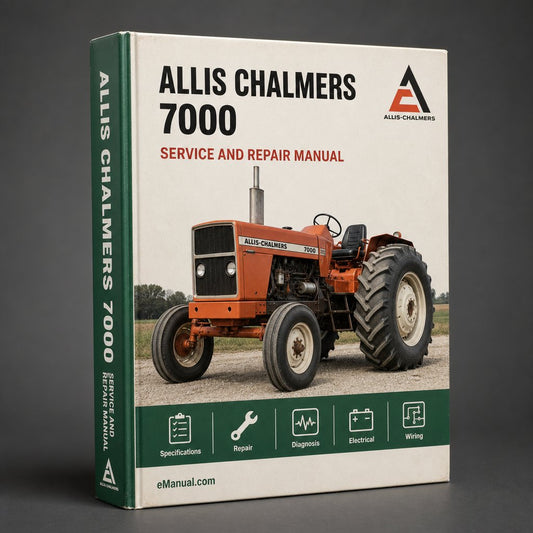 Allis Chalmers 7000 Service Repair Workshop Manual