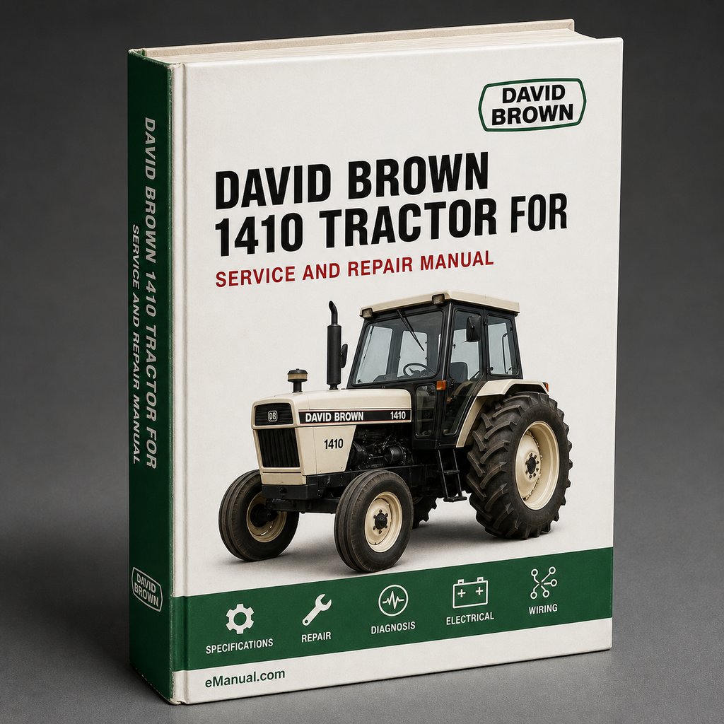 David Brown 1410 Tractor Workshop Service Manual for Repair