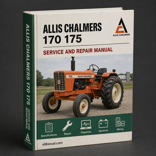 Allis Chalmers 170 175 Service Repair Workshop Manual