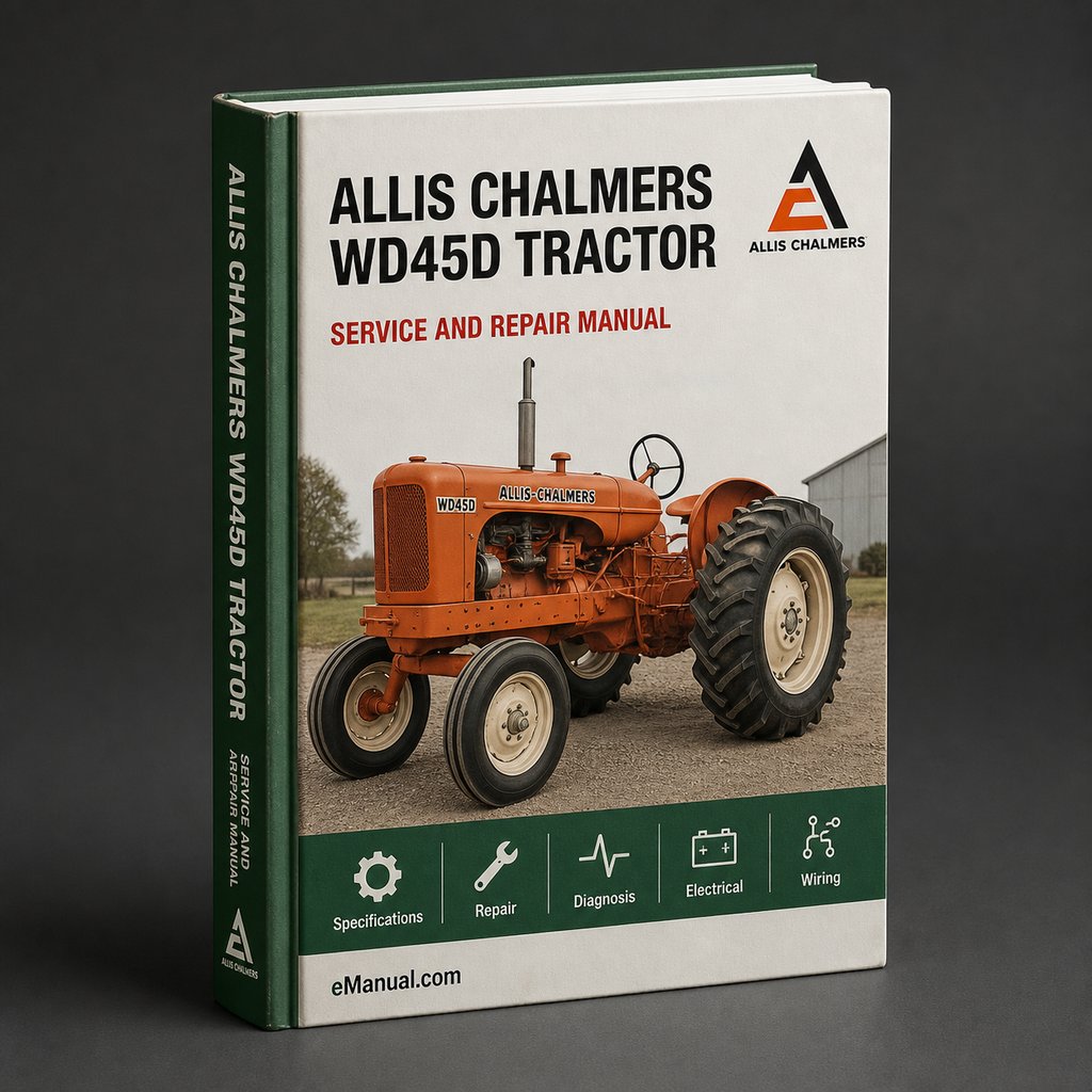 Allis Chalmers WD45D Tractor Service Repair Workshop Manual