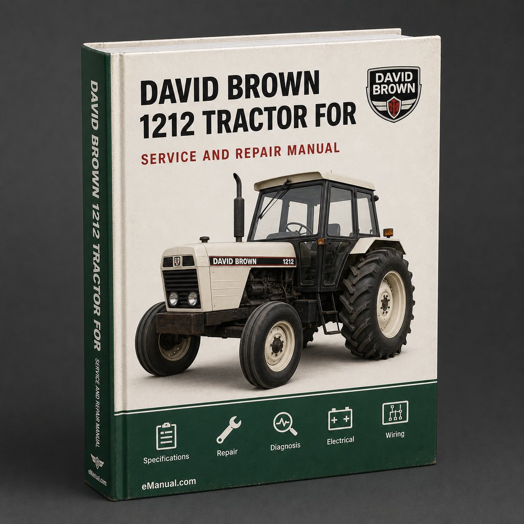 David Brown 1212 Tractor Workshop Service Manual for Repair