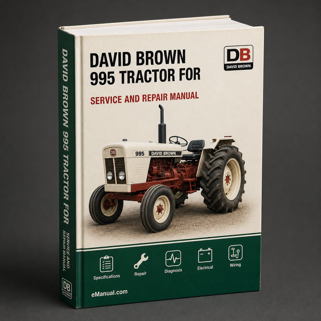 David Brown 995 Tractor Workshop Service Manual for Repair