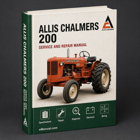 Allis Chalmers 200 Service Repair Workshop Manual