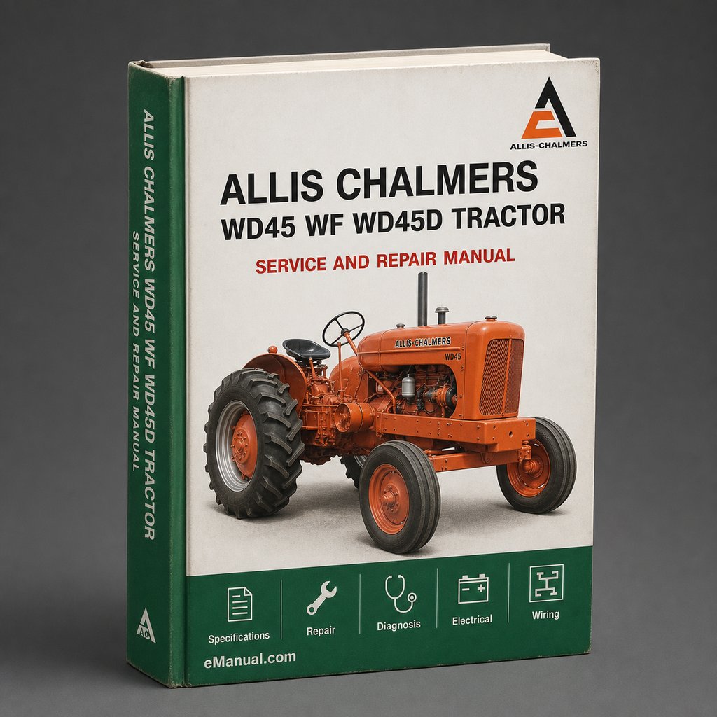 Allis Chalmers WD45 WF WD45D Tractor Service Repair Manual
