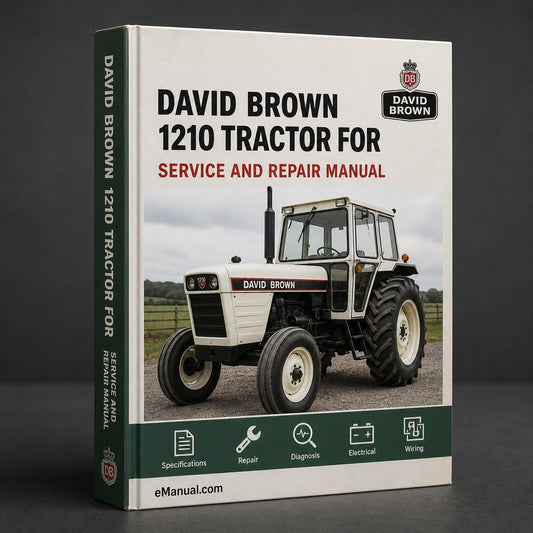 David Brown 1210 Tractor Workshop Service Manual for Repair