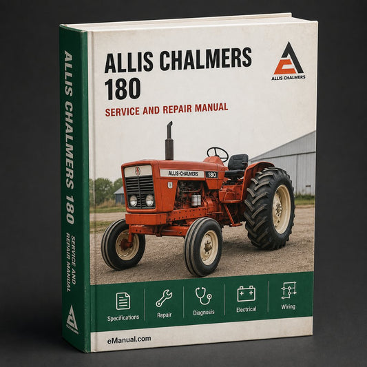Allis Chalmers 180 Workshop Service Repair Manual