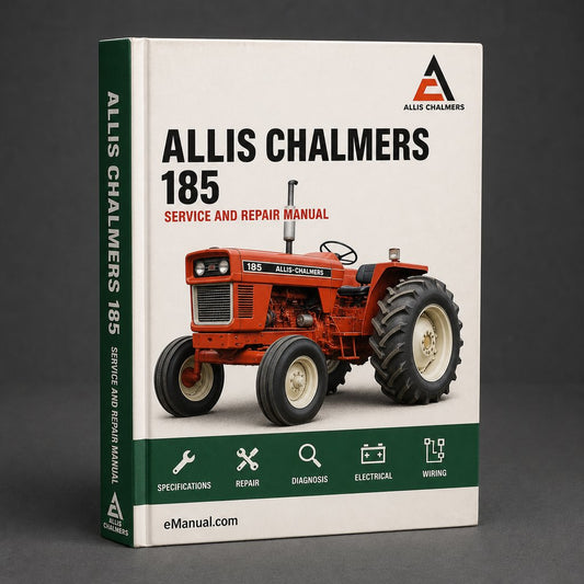 Allis Chalmers 185 Workshop Service Repair Manual