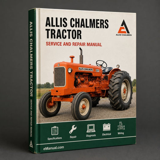 Allis Chalmers G Tractor Workshop Service Repair Manual