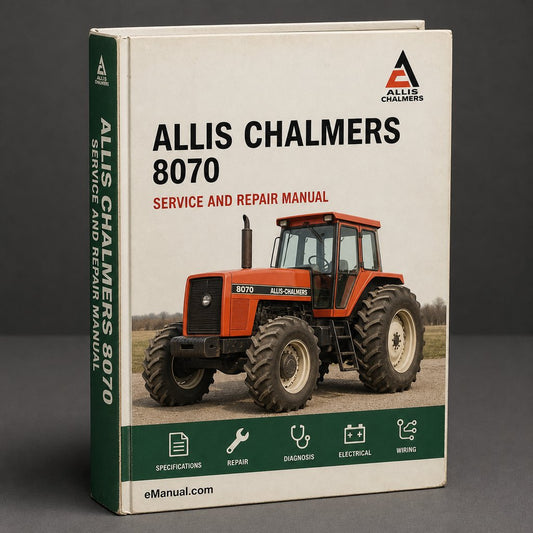 Allis Chalmers 8070 Workshop Service Repair Manual