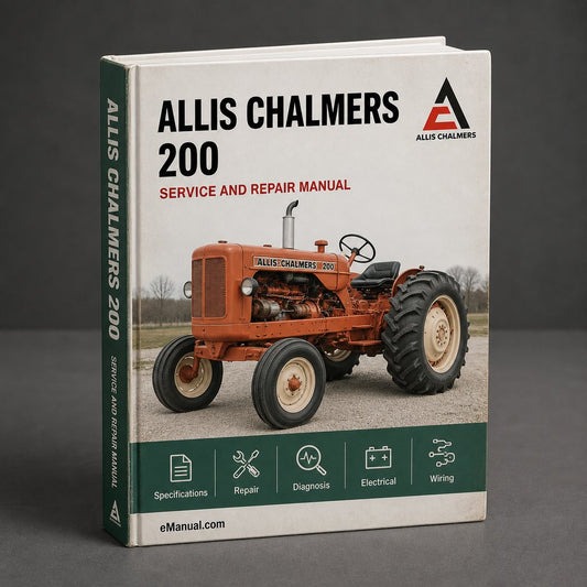Allis Chalmers 200 Workshop Service Repair Manual