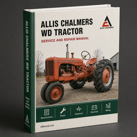 Allis Chalmers WD Tractor Workshop Service Repair Manual
