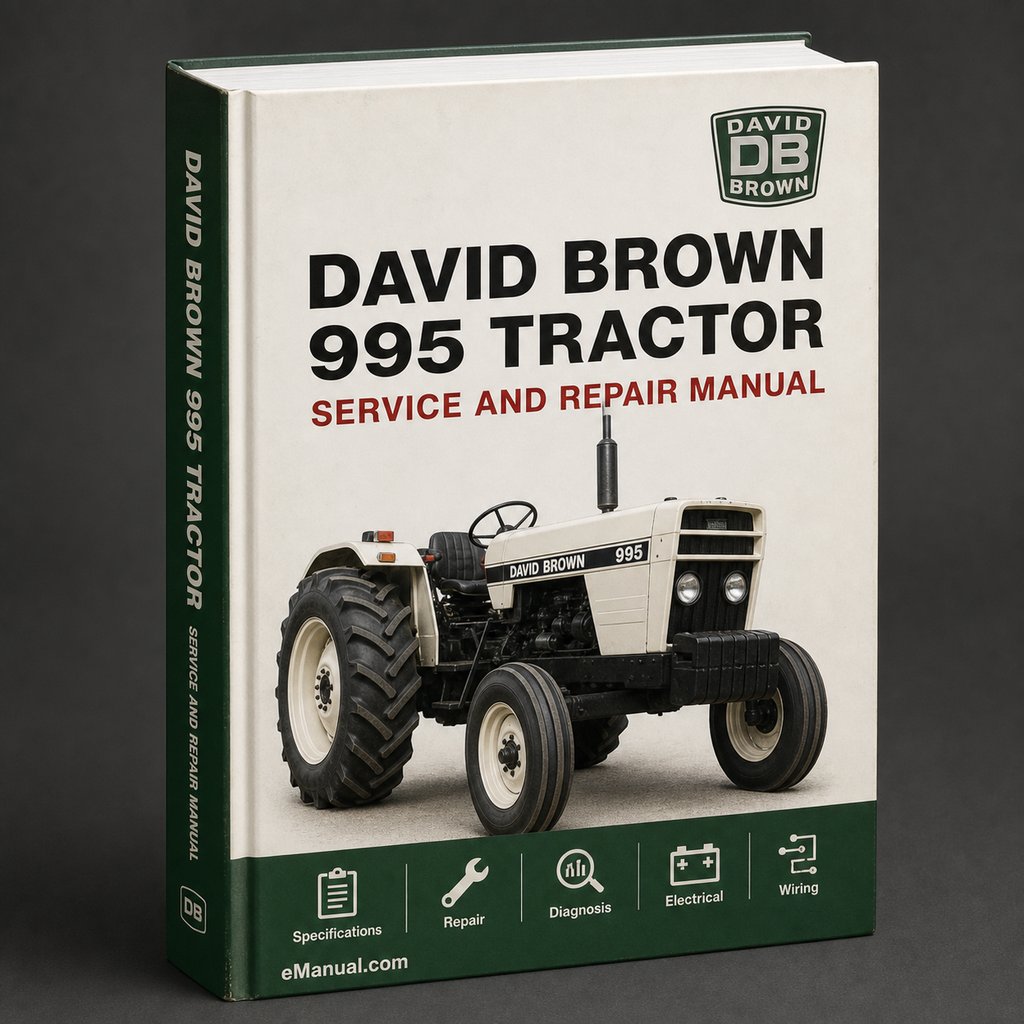 DAVID BROWN 995 Tractor Workshop Service/Repair Manual