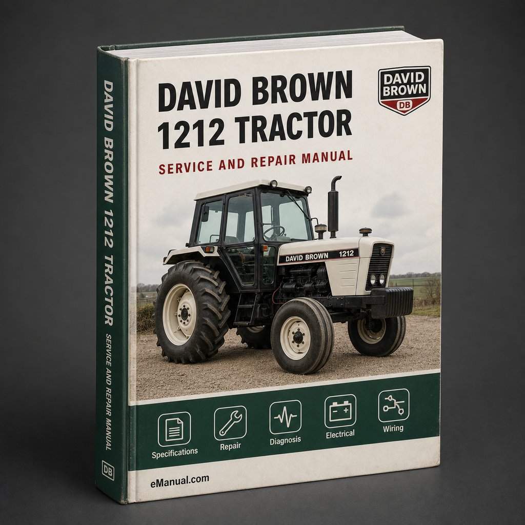 DAVID BROWN 1212 Tractor Workshop Service / Repair Manual