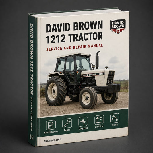 DAVID BROWN 1212 Tractor Workshop Service/Repair Manual