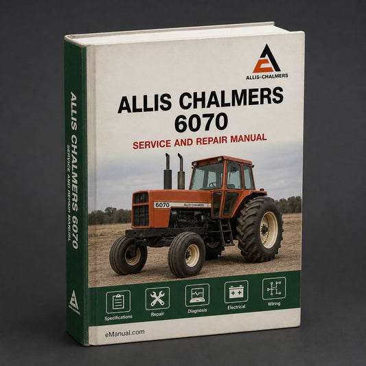 Allis Chalmers 6070 Workshop Repair Service Manual