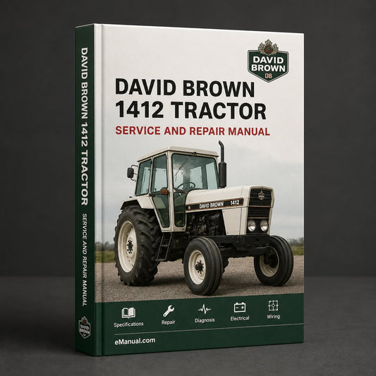 David Brown 1412 Tractor Service Repair Workshop Manual