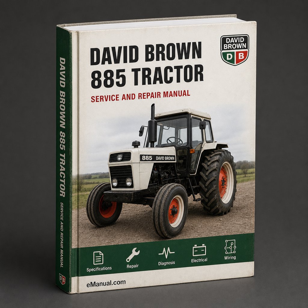 David Brown 885 Tractor Service Repair Workshop Manual