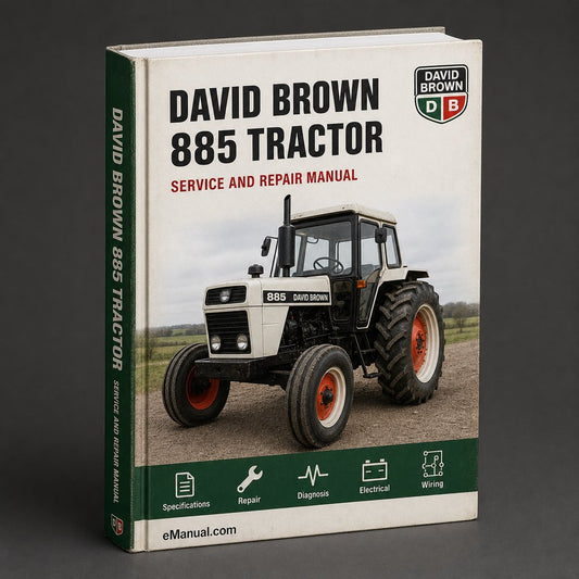 David Brown 885 Tractor Service Repair Workshop Manual