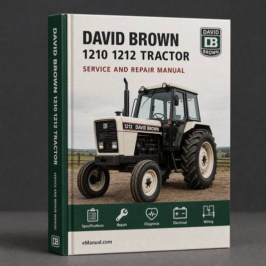 David Brown 1210 1212 Tractor Service Repair Workshop Manual