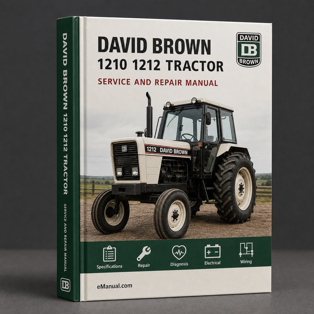 David Brown 1210 1212 Tractor Service Repair Workshop Manual