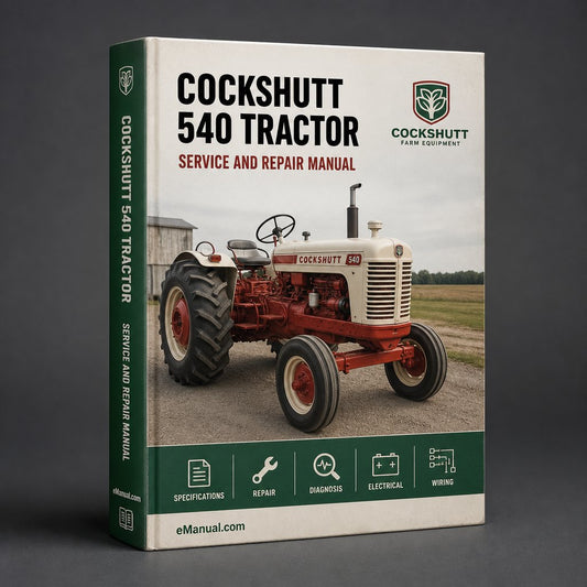 Cockshutt 540 Tractor Service Repair Workshop Manual
