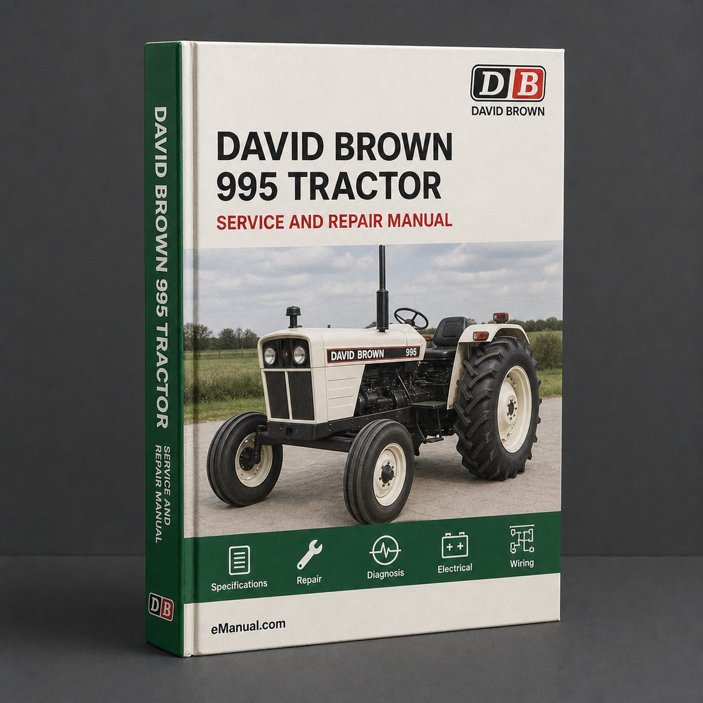 David Brown 995 Tractor Service Repair Workshop Manual