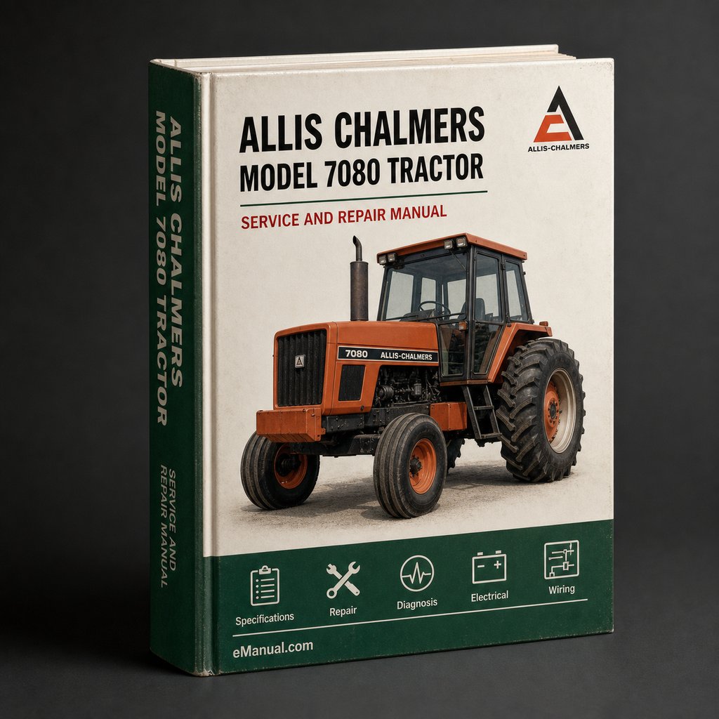 Allis Chalmers Model 7080 Tractor Workshop Service Manual