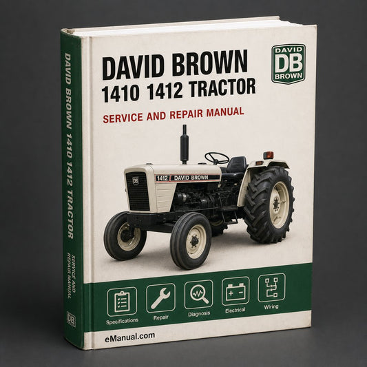 David Brown 1410 1412 Tractor Service Repair Workshop Manual