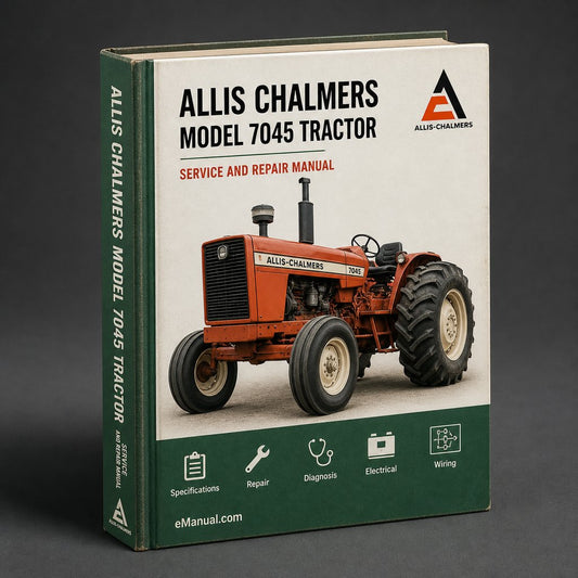Allis Chalmers Model 7045 Tractor Workshop Service Manual