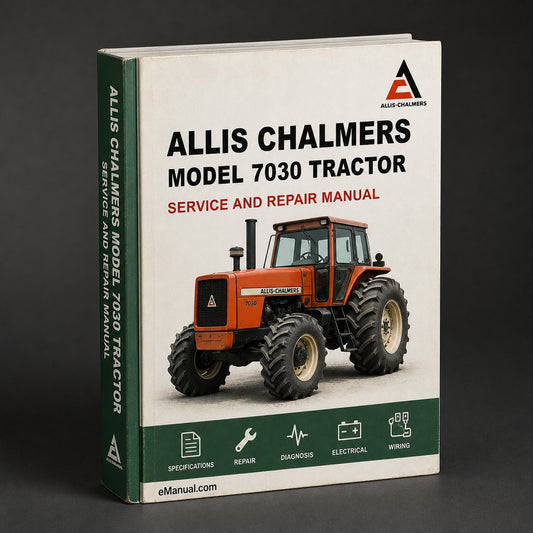 Allis Chalmers Model 7030 Tractor Workshop Service Manual