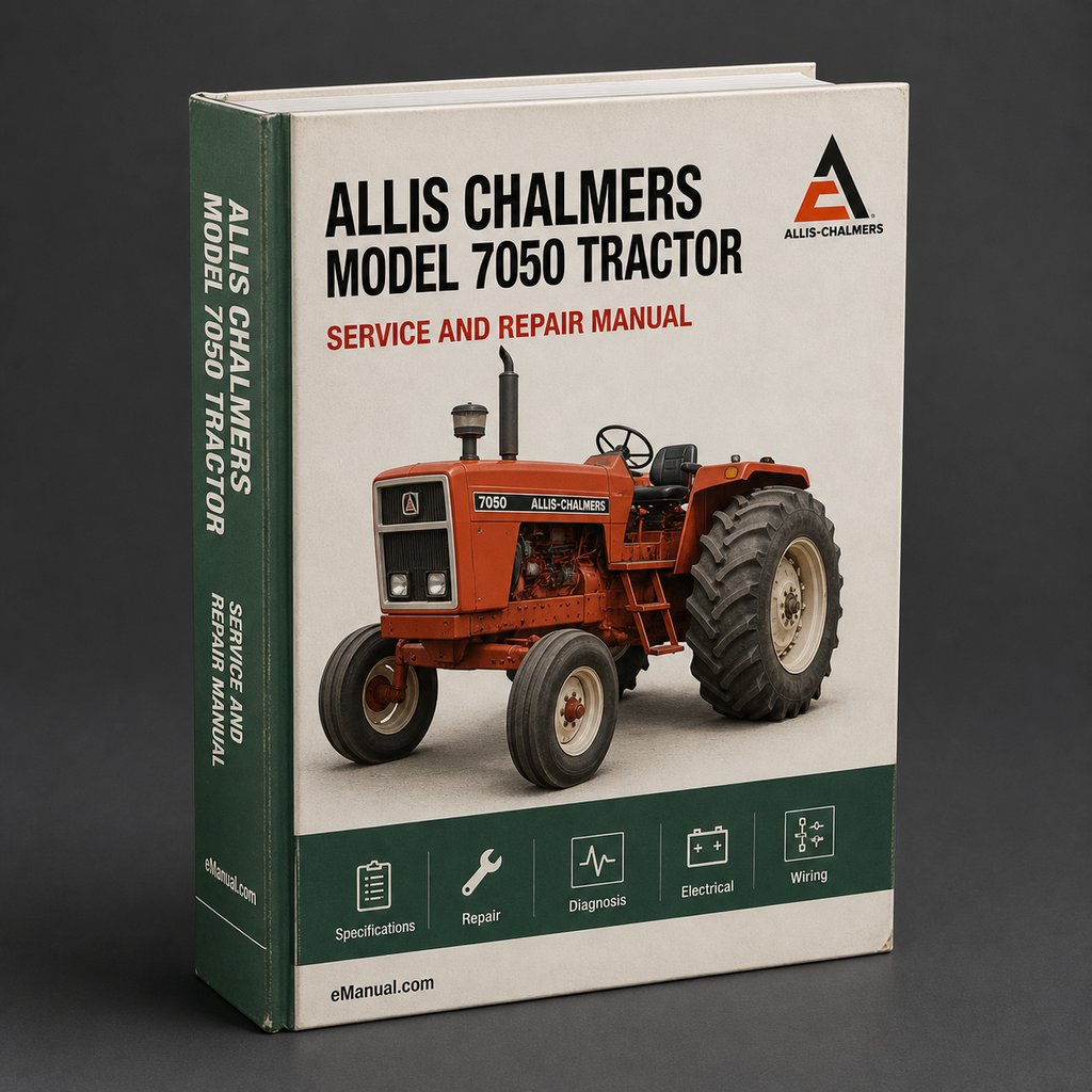 Allis Chalmers Model 7050 Tractor Workshop Service Manual