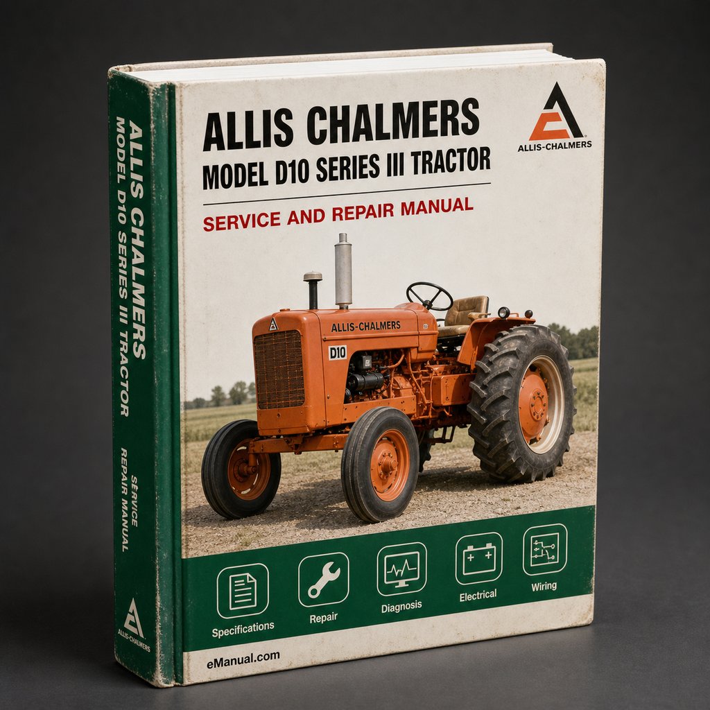 Allis Chalmers Model D10 Series III Tractor Workshop Service Repair Manual