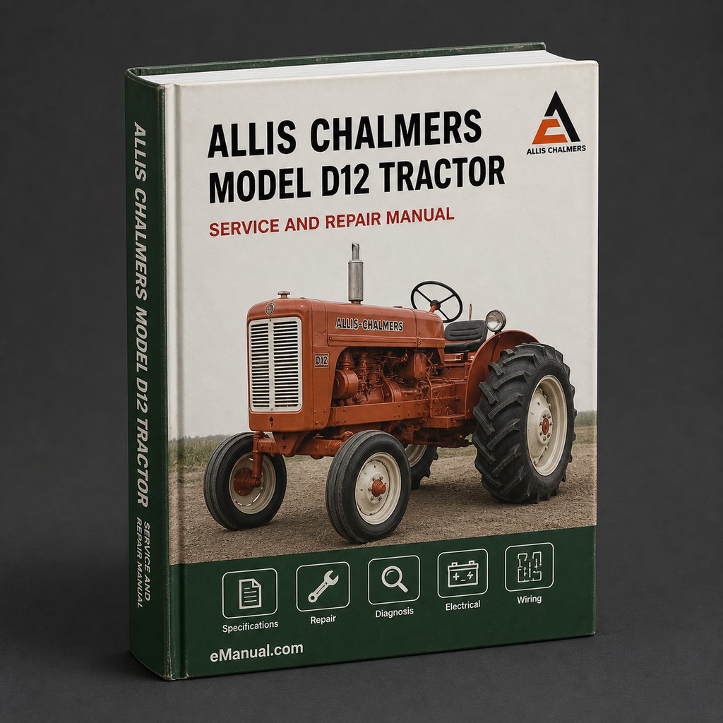 Allis Chalmers Model D12 Tractor Workshop Service Manual