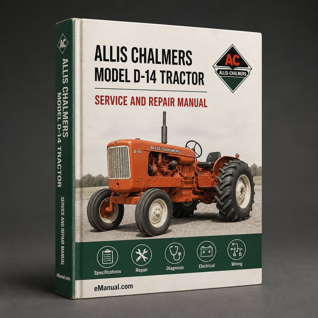 Allis Chalmers Model D-14 Tractor Workshop Service Manual