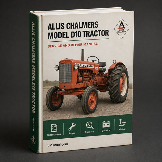 Allis Chalmers Model D10 Tractor Workshop Service Manual