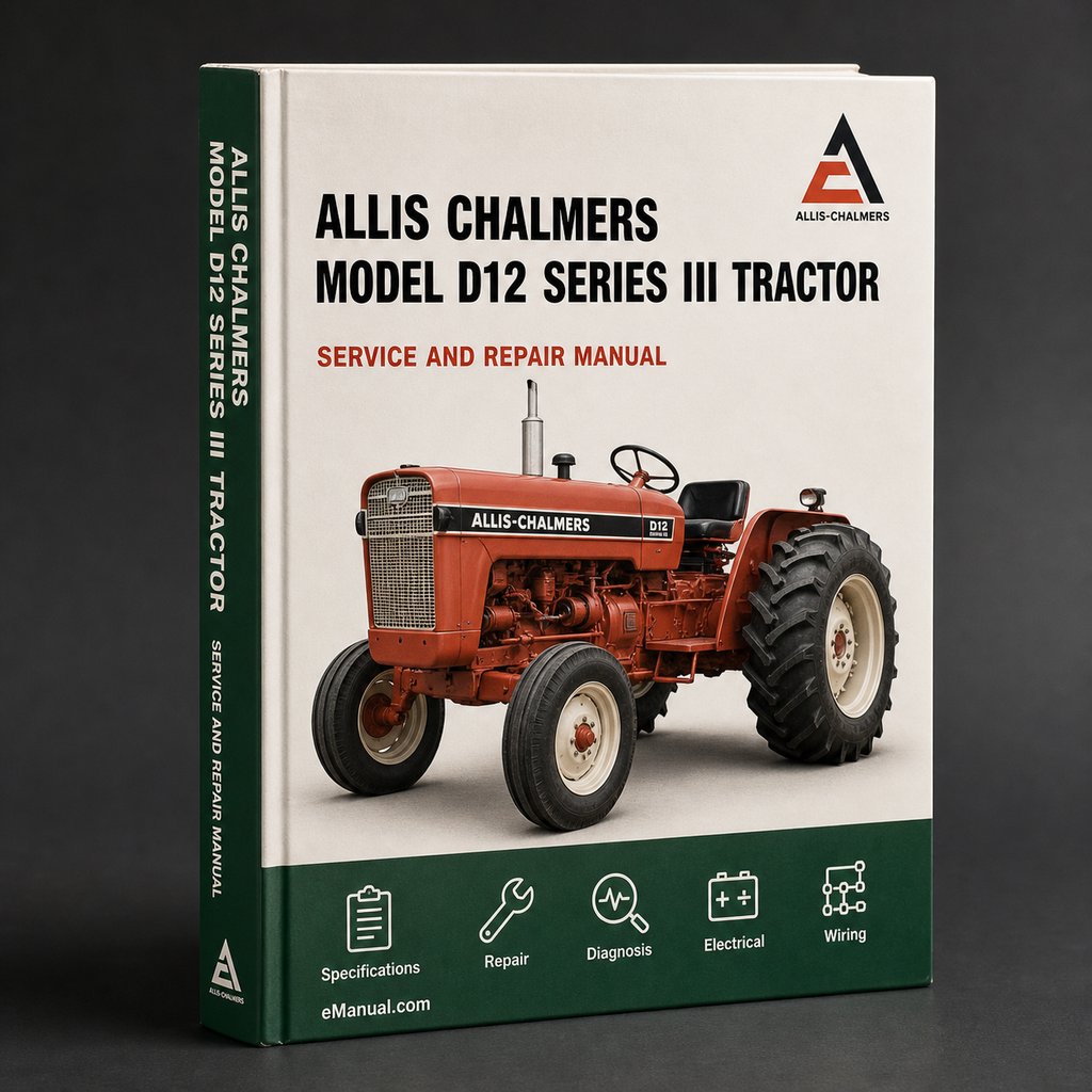 Allis Chalmers Model D12 Series III Tractor Workshop Service Repair Manual