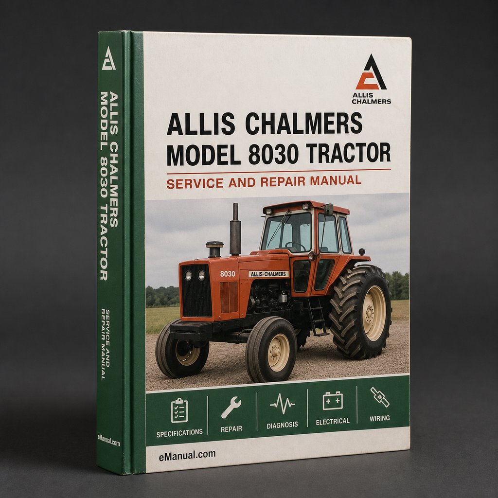 Allis Chalmers Model 8030 Tractor Workshop Service Manual