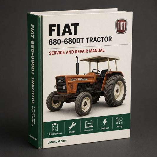 Fiat 680 680DT Tractor Service Repair Workshop Manual