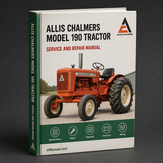 Allis Chalmers Model 190 Tractor Workshop Service Manual