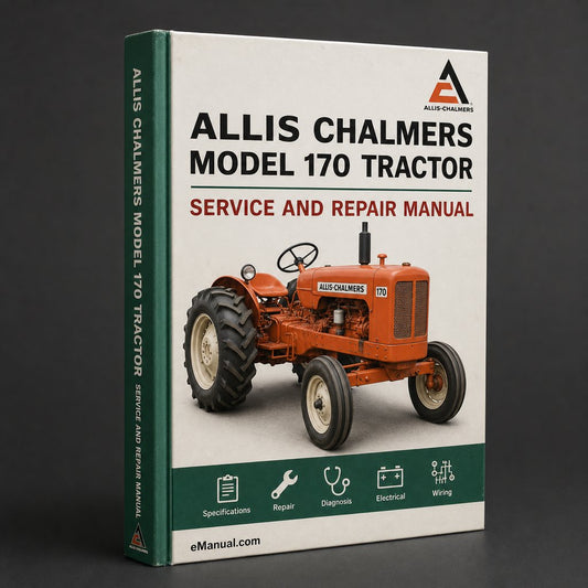 Allis Chalmers Model 170 Tractor Workshop Service Manual