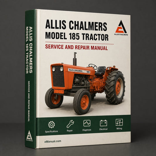 Allis Chalmers Model 185 Tractor Workshop Service Manual