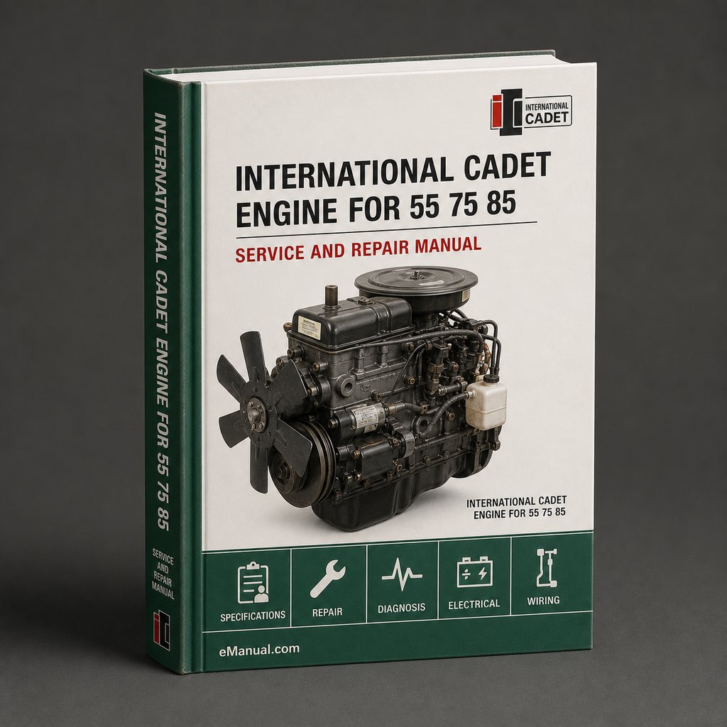 International Cadet Engine for 55 75 85 IH Tractors Riding Mower Workshop Service Repair Manual